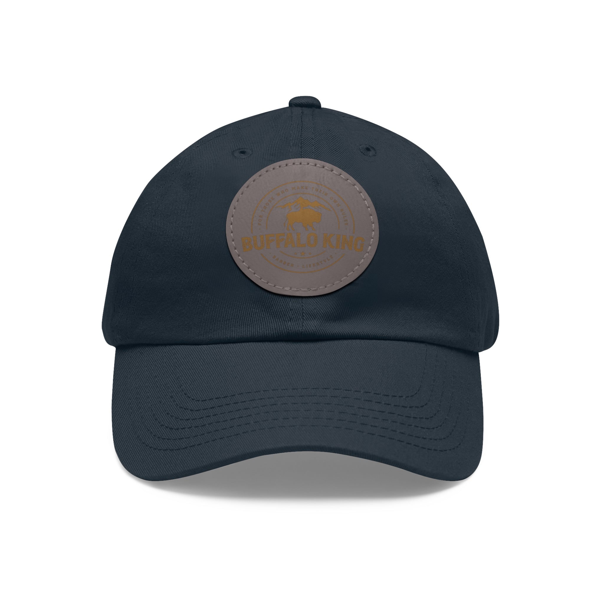 Buffalo King Dad Hat with Leather Patch - Casual Style Cap for Every Occasion