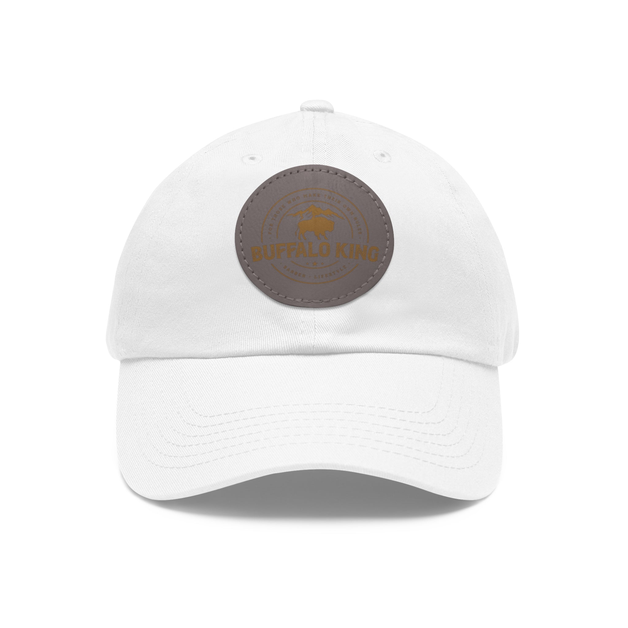 Buffalo King Dad Hat with Leather Patch - Casual Style Cap for Every Occasion