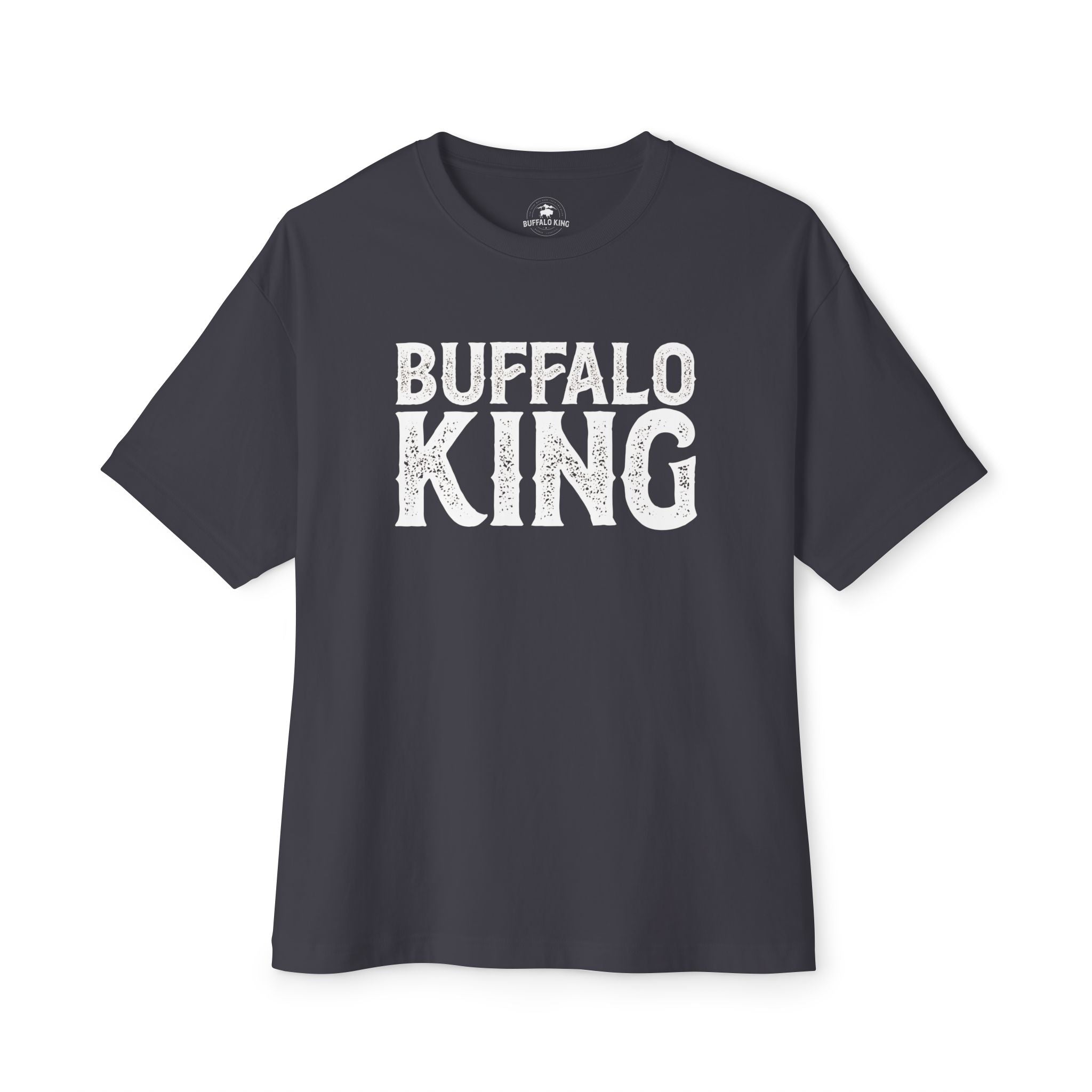 Buffalo King Oversized Boxy Tee - Comfortable Casual Wear for Trendsetters