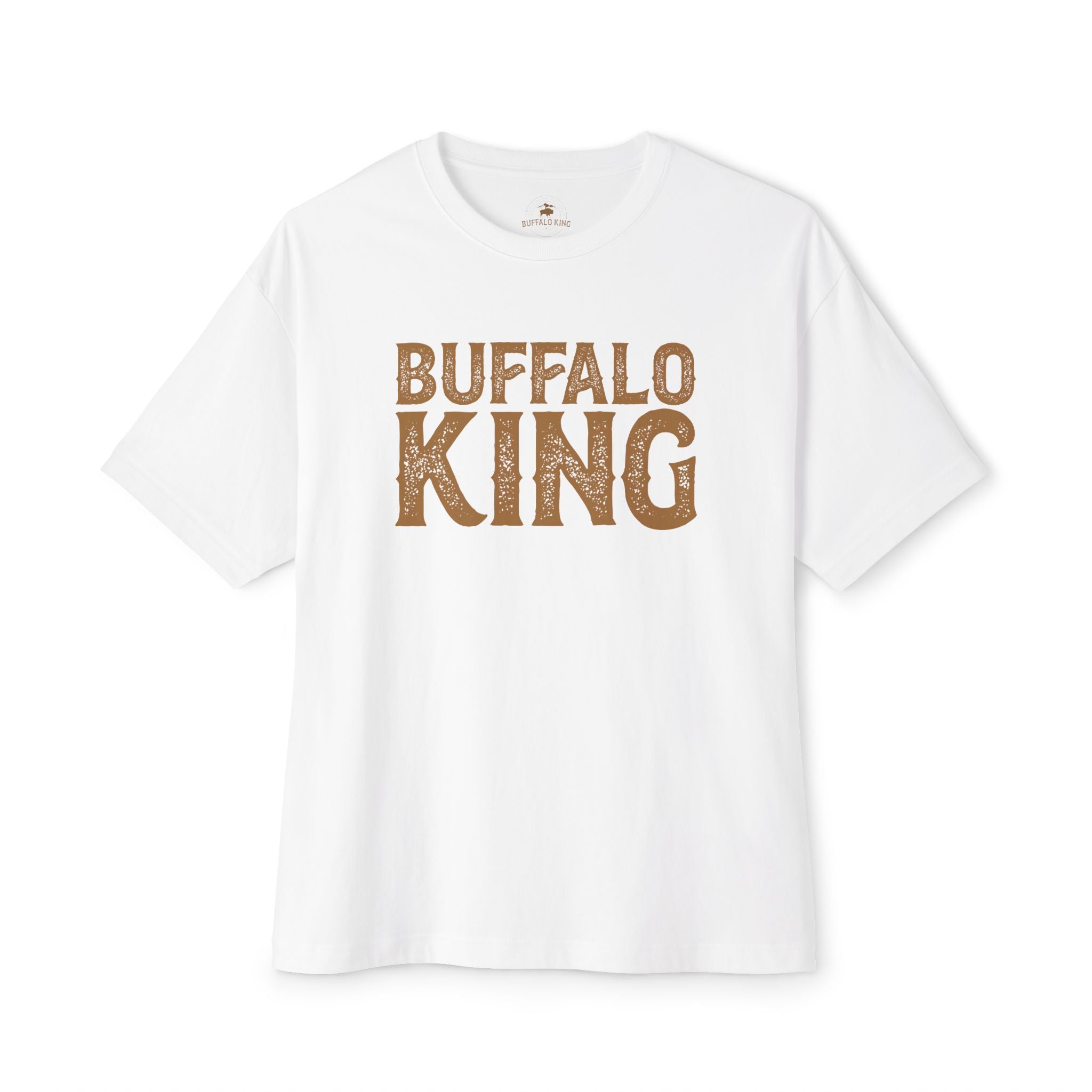 Buffalo King Oversized Boxy Tee - Comfortable Casual Wear for Trendsetters