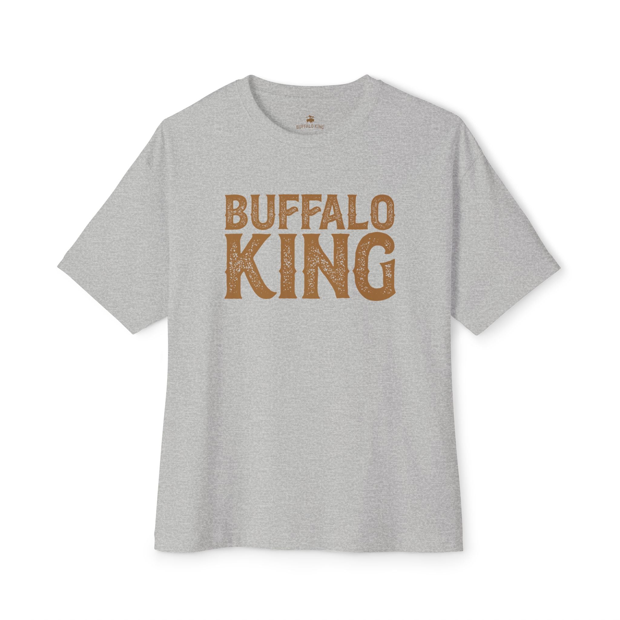 Buffalo King Oversized Boxy Tee - Comfortable Casual Wear for Trendsetters
