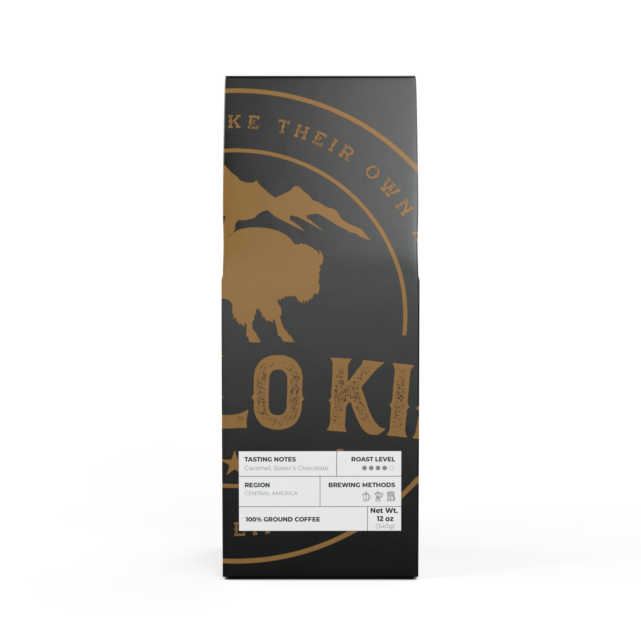 Buffalo king Flathead Valley Coffee Blend (Medium-Dark Roast)