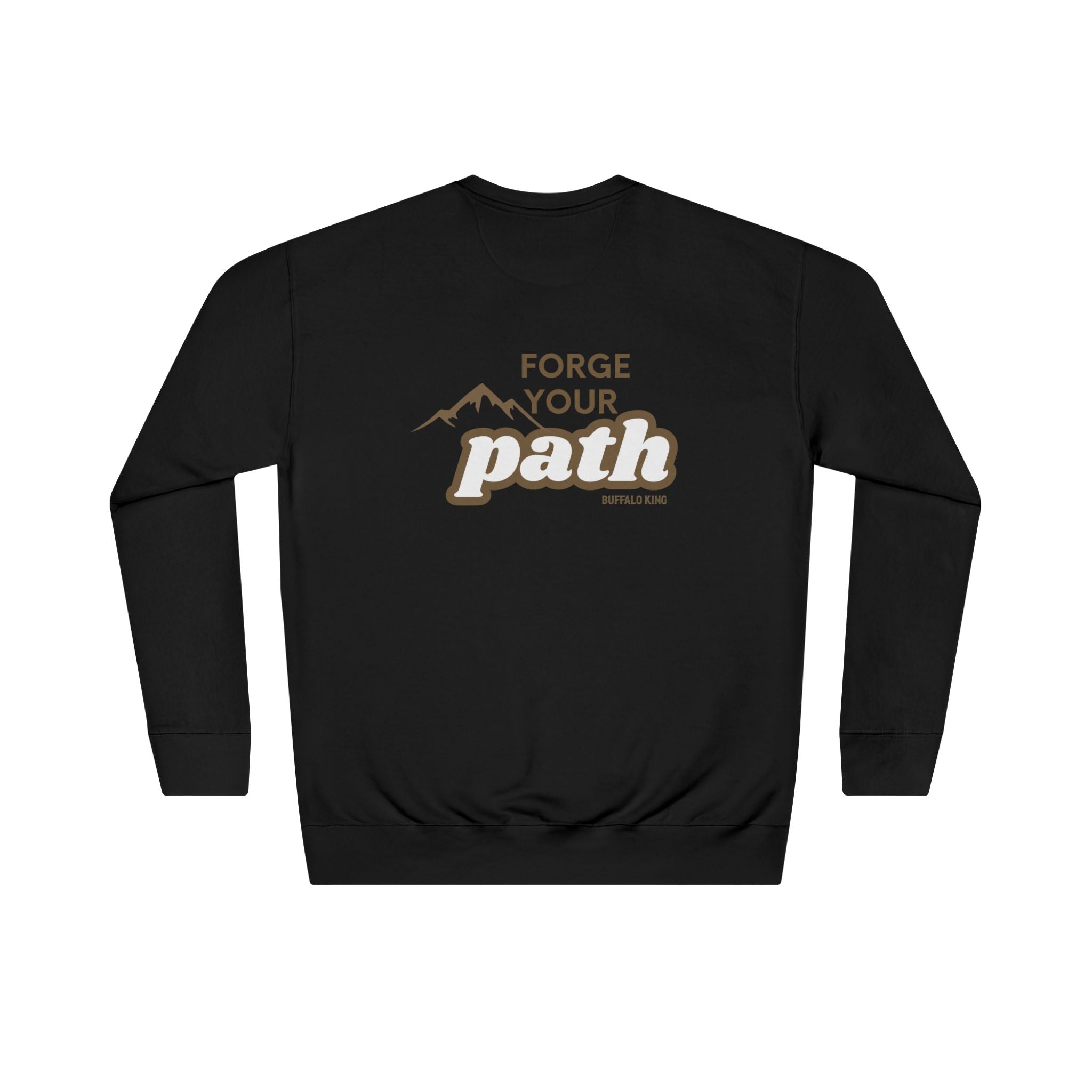 Buffalo King Crew Sweatshirt - Forge Your Path Adventure Apparel