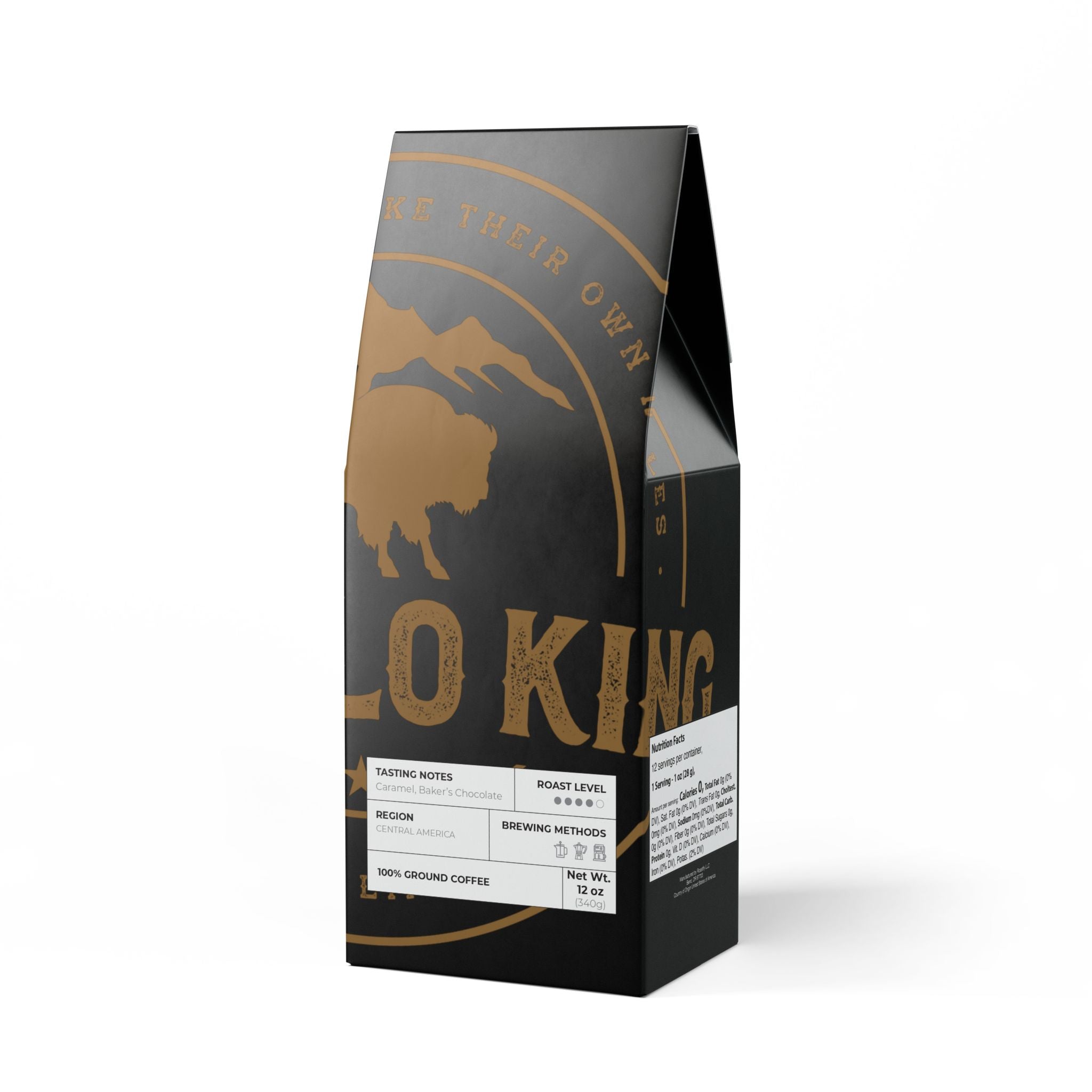 Buffalo king Flathead Valley Coffee Blend (Medium-Dark Roast)
