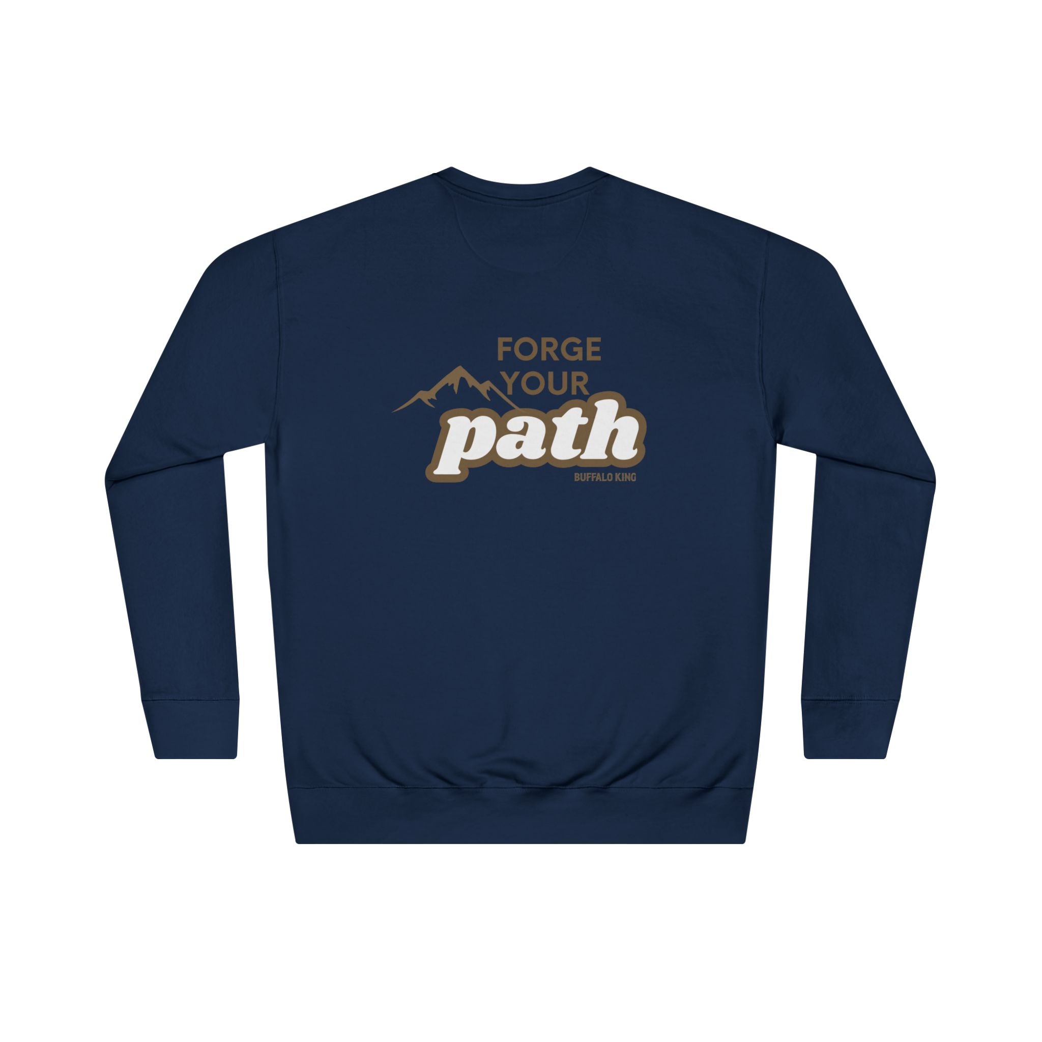 Buffalo King Crew Sweatshirt - Forge Your Path Adventure Apparel