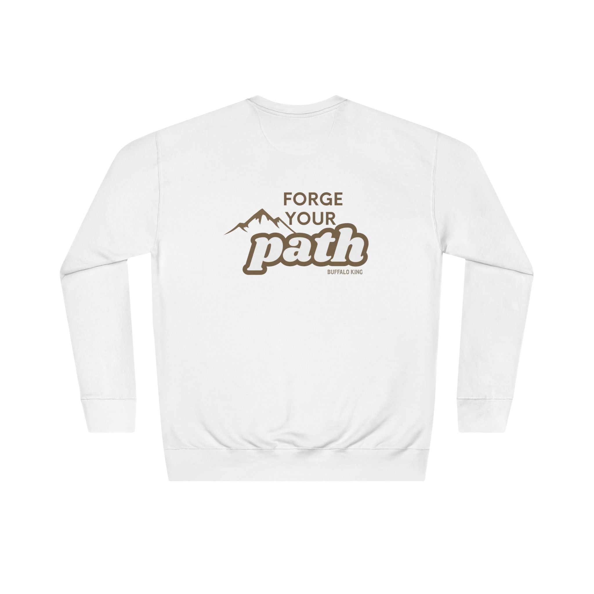 Buffalo King Crew Sweatshirt - Forge Your Path Adventure Apparel