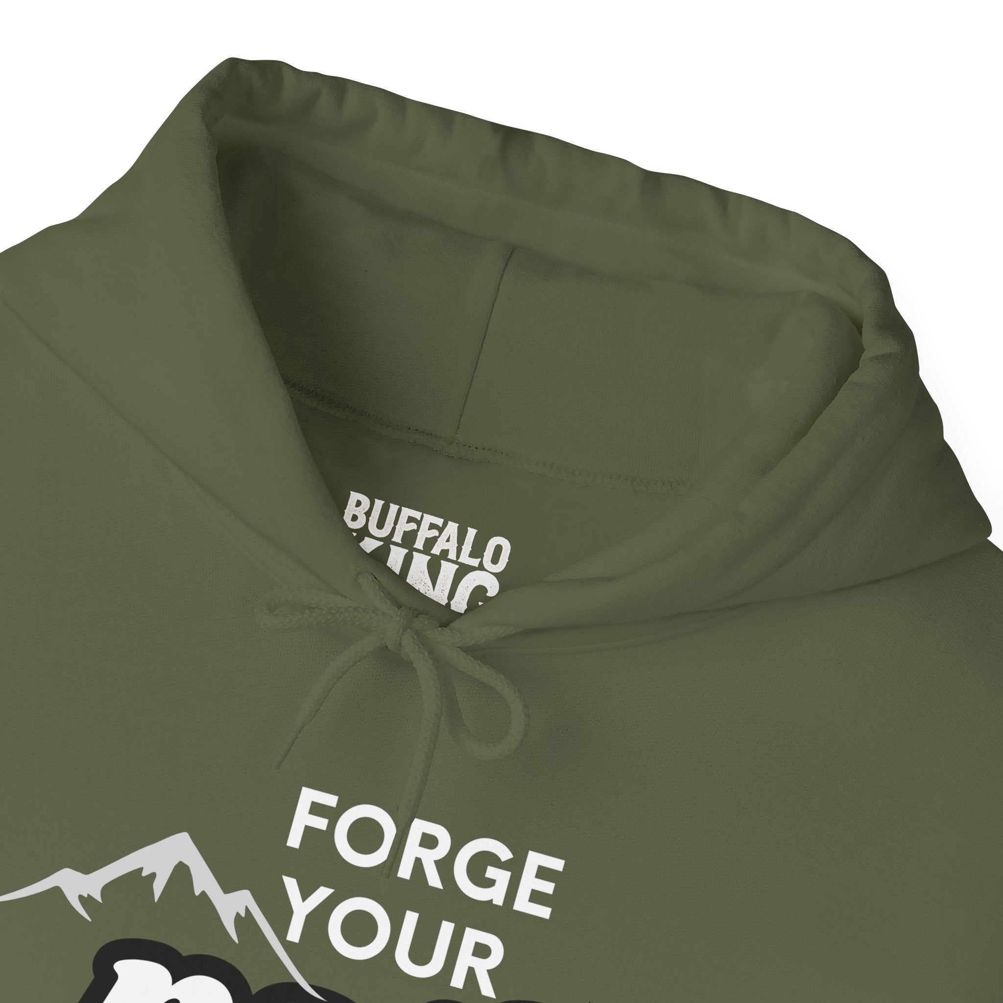 Buffalo King Forge Your Path Unisex Heavy Blend Hoodie