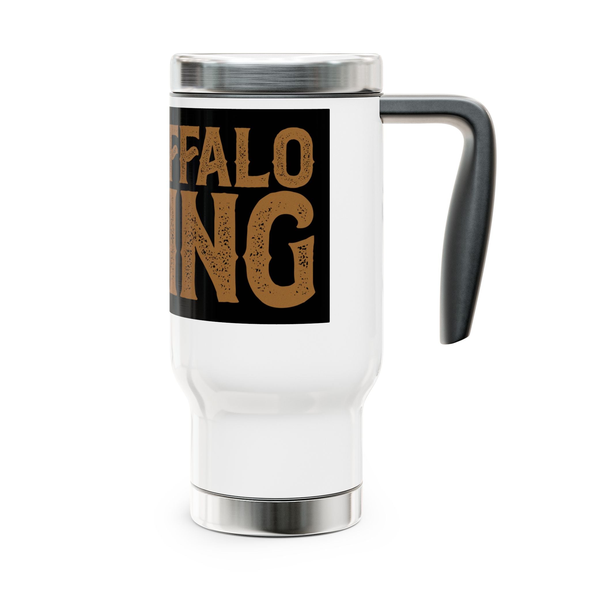 Buffalo King Stainless Steel Travel Mug - Stay Wild 14oz Adventure Tumbler