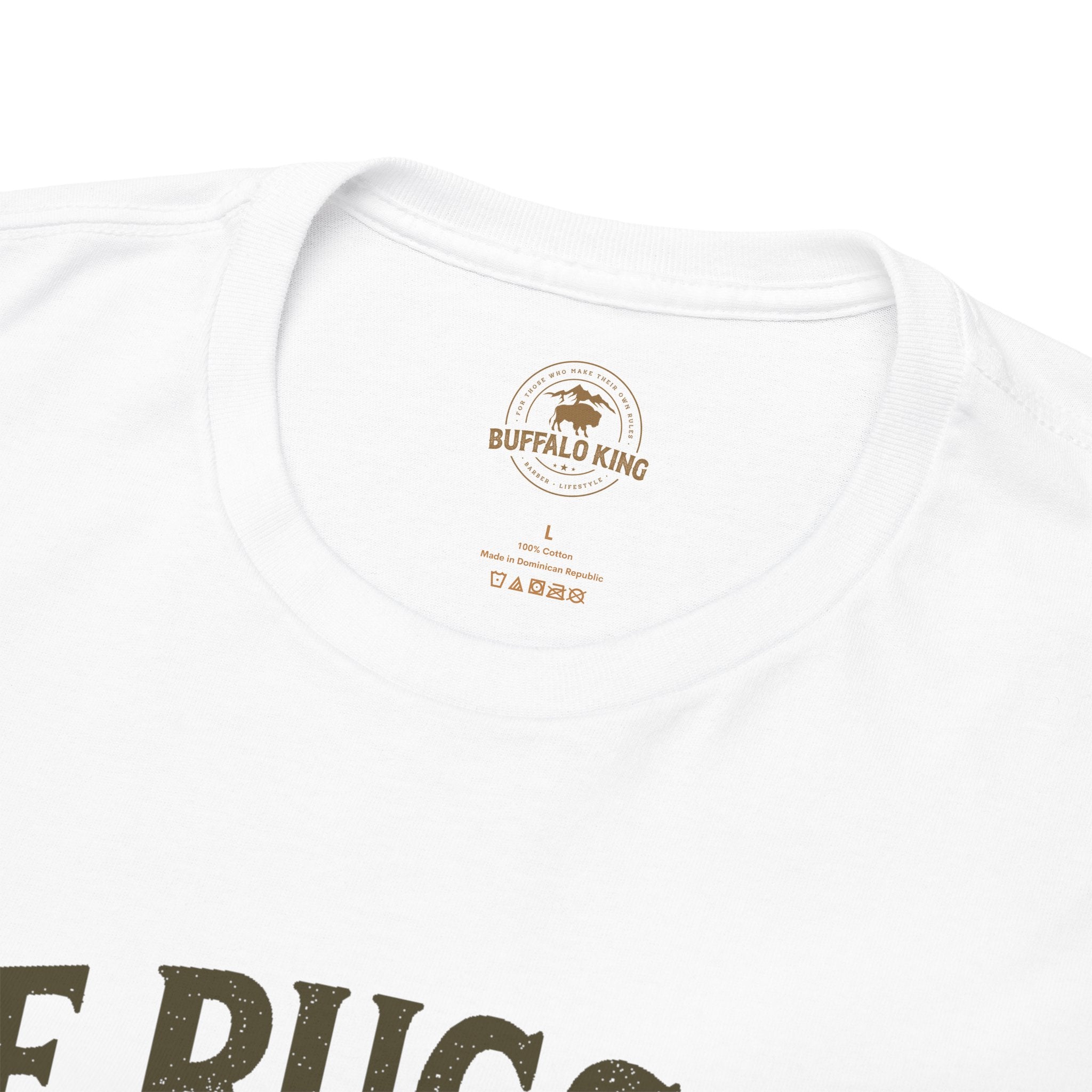 Buffalo King Be Rugged Heavy Cotton Tee - Outdoor Adventure Shirt