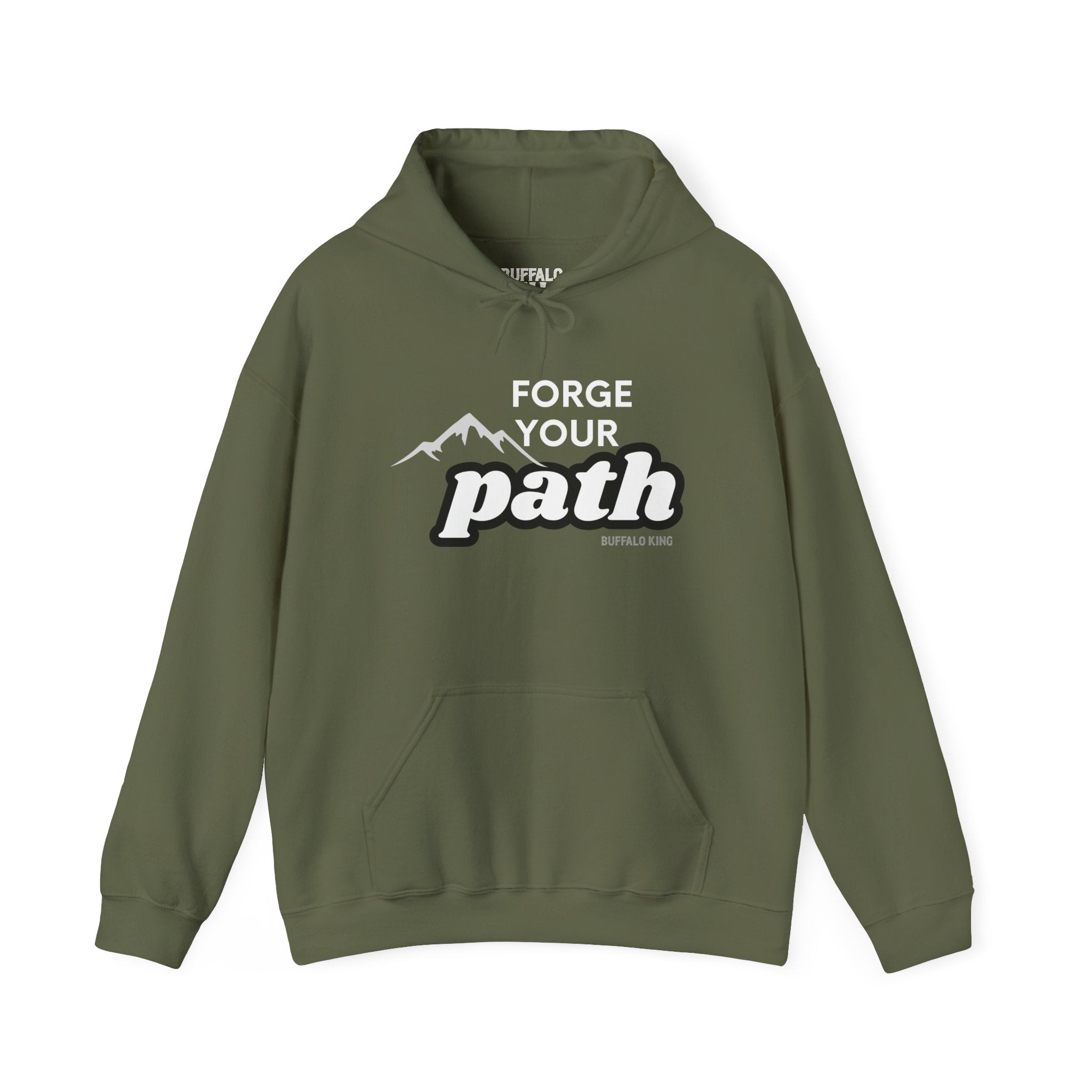 Buffalo King Forge Your Path Unisex Heavy Blend Hoodie