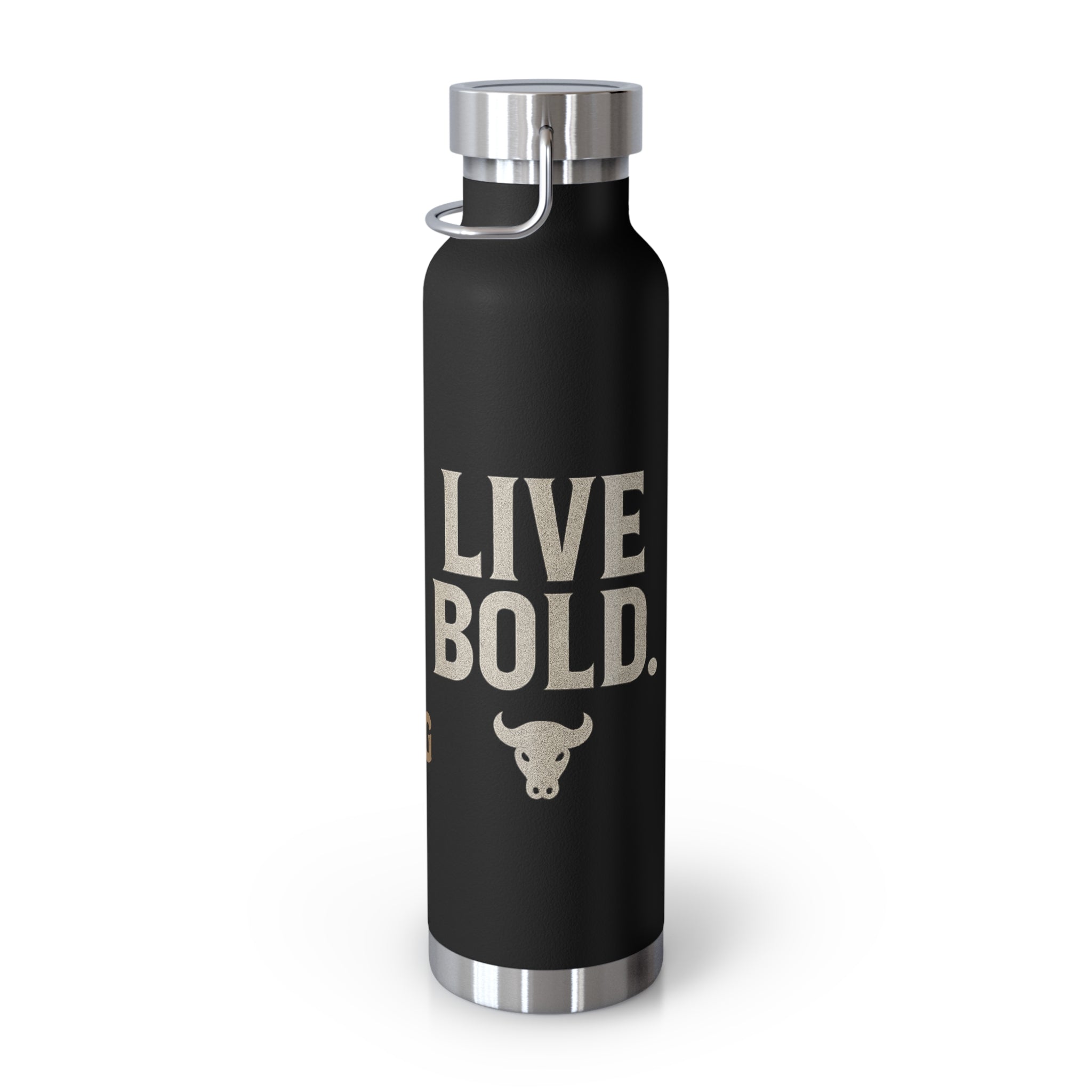 Buffalo King Insulated Water Bottle - 22oz Copper Finish for Adventurers