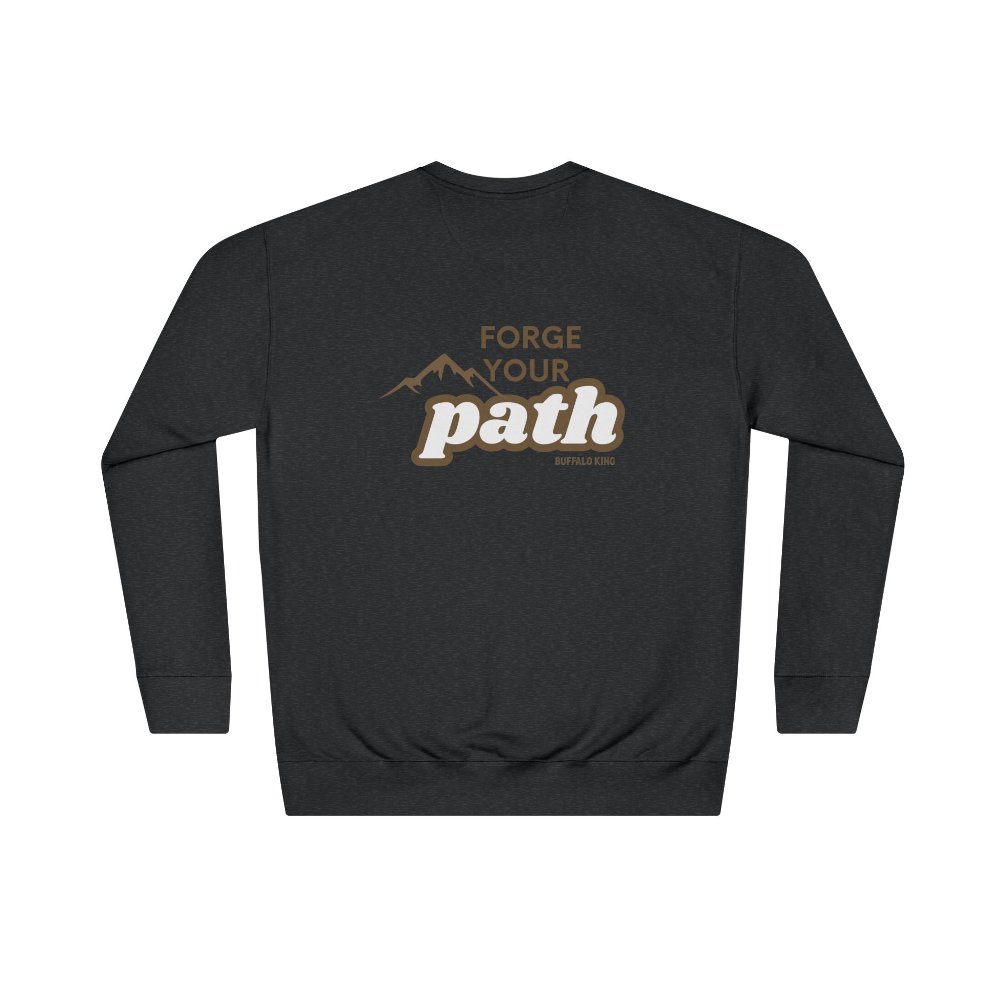 Buffalo King Crew Sweatshirt - Forge Your Path Adventure Apparel