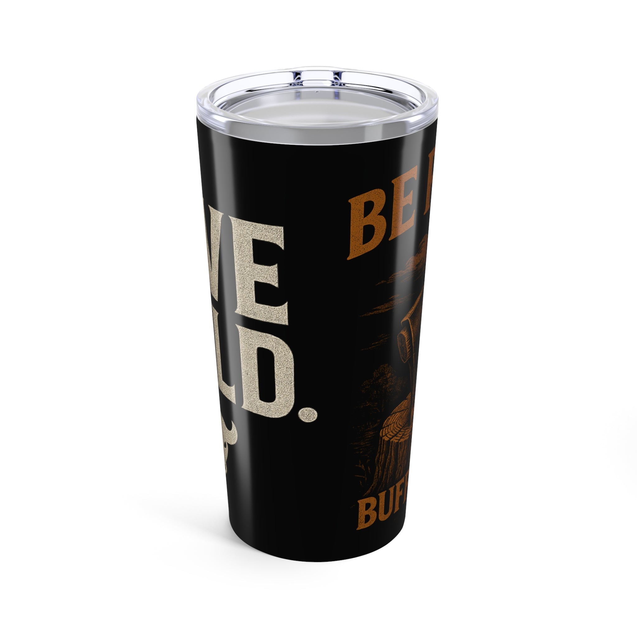 Buffalo King Rustic Adventure Tumbler 20oz - Perfect for Camping & Outdoor Enthusiasts