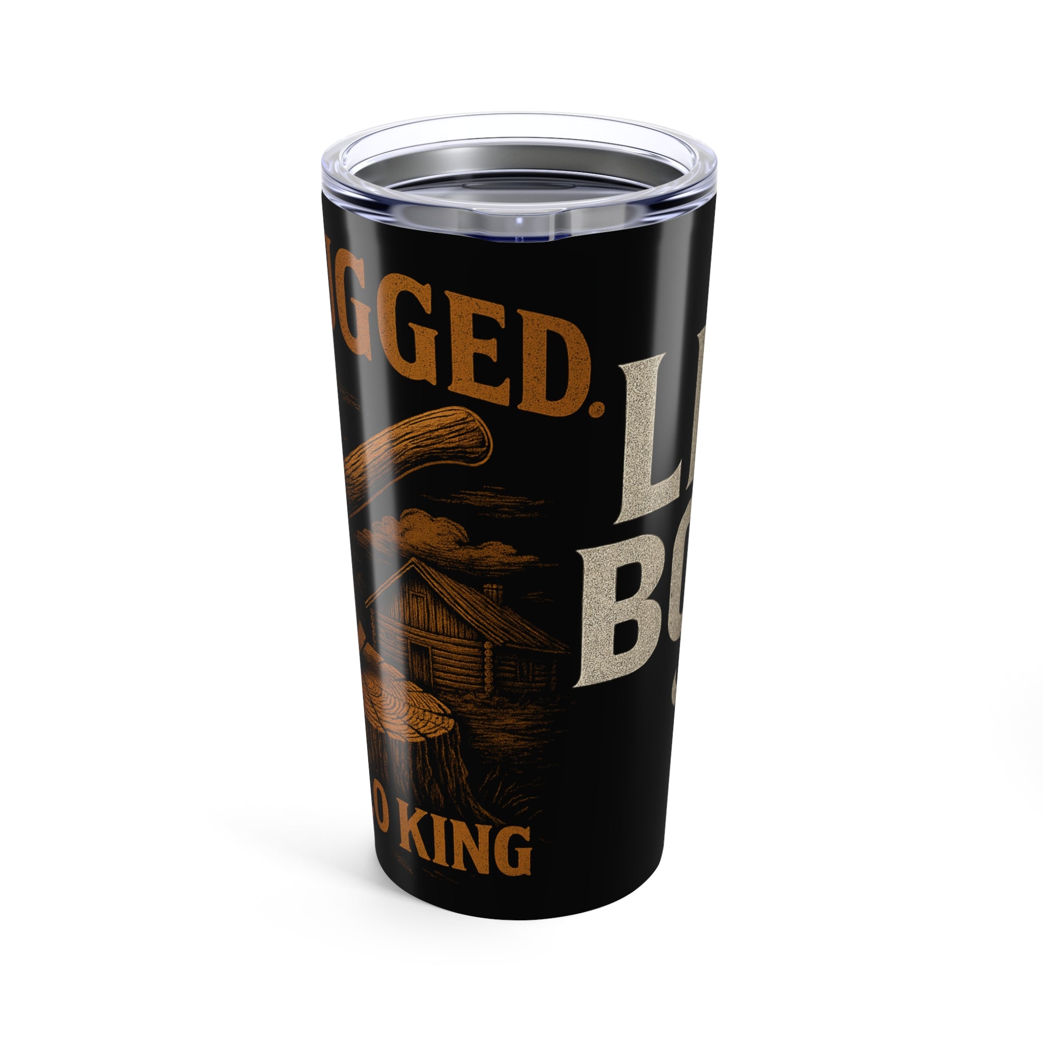 Buffalo King Rustic Adventure Tumbler 20oz - Perfect for Camping & Outdoor Enthusiasts