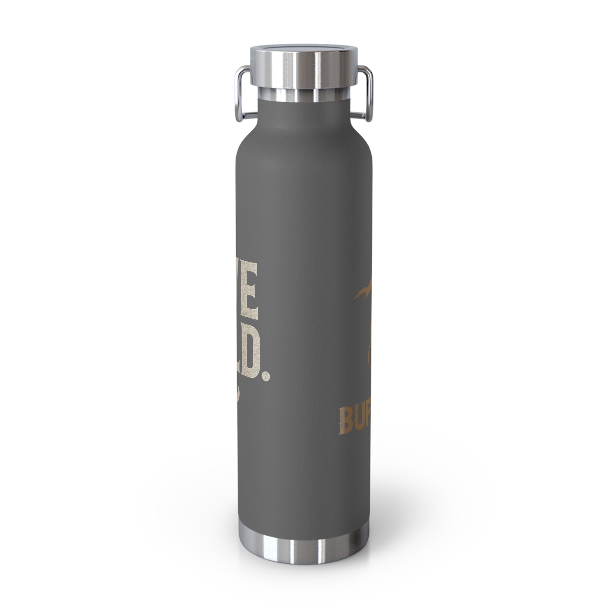 Buffalo King Insulated Water Bottle - 22oz Copper Finish for Adventurers