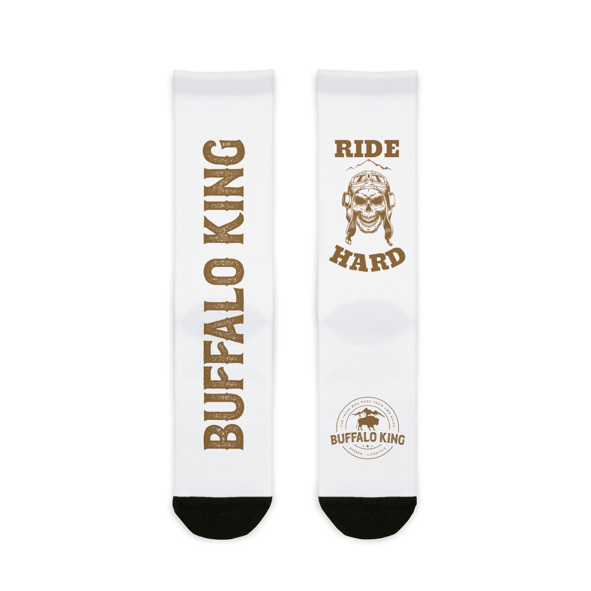 Buffalo King Ride Hard Crew Socks - Stylish Athletic Accessories for Comfort and Performance