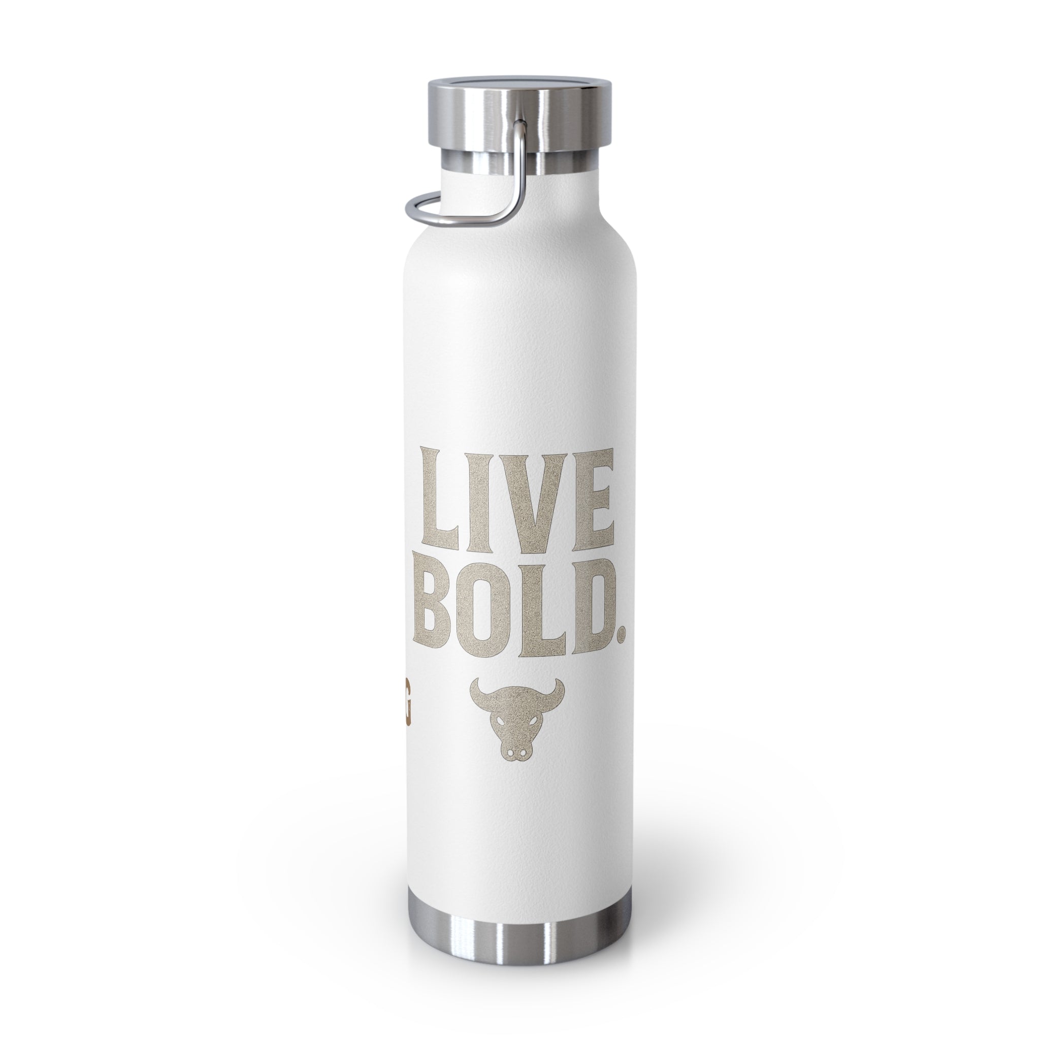 Buffalo King Insulated Water Bottle - 22oz Copper Finish for Adventurers