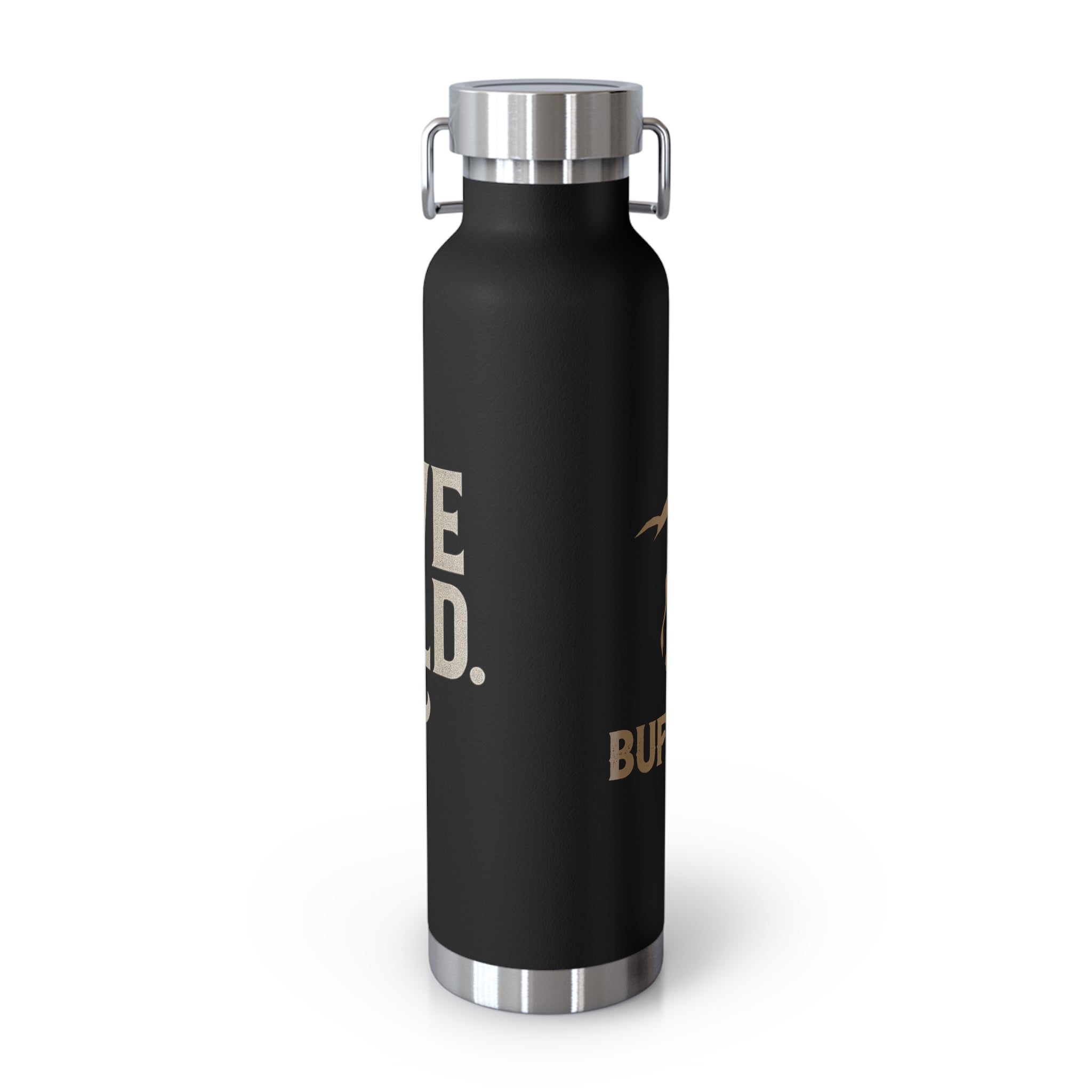 Buffalo King Insulated Water Bottle - 22oz Copper Finish for Adventurers