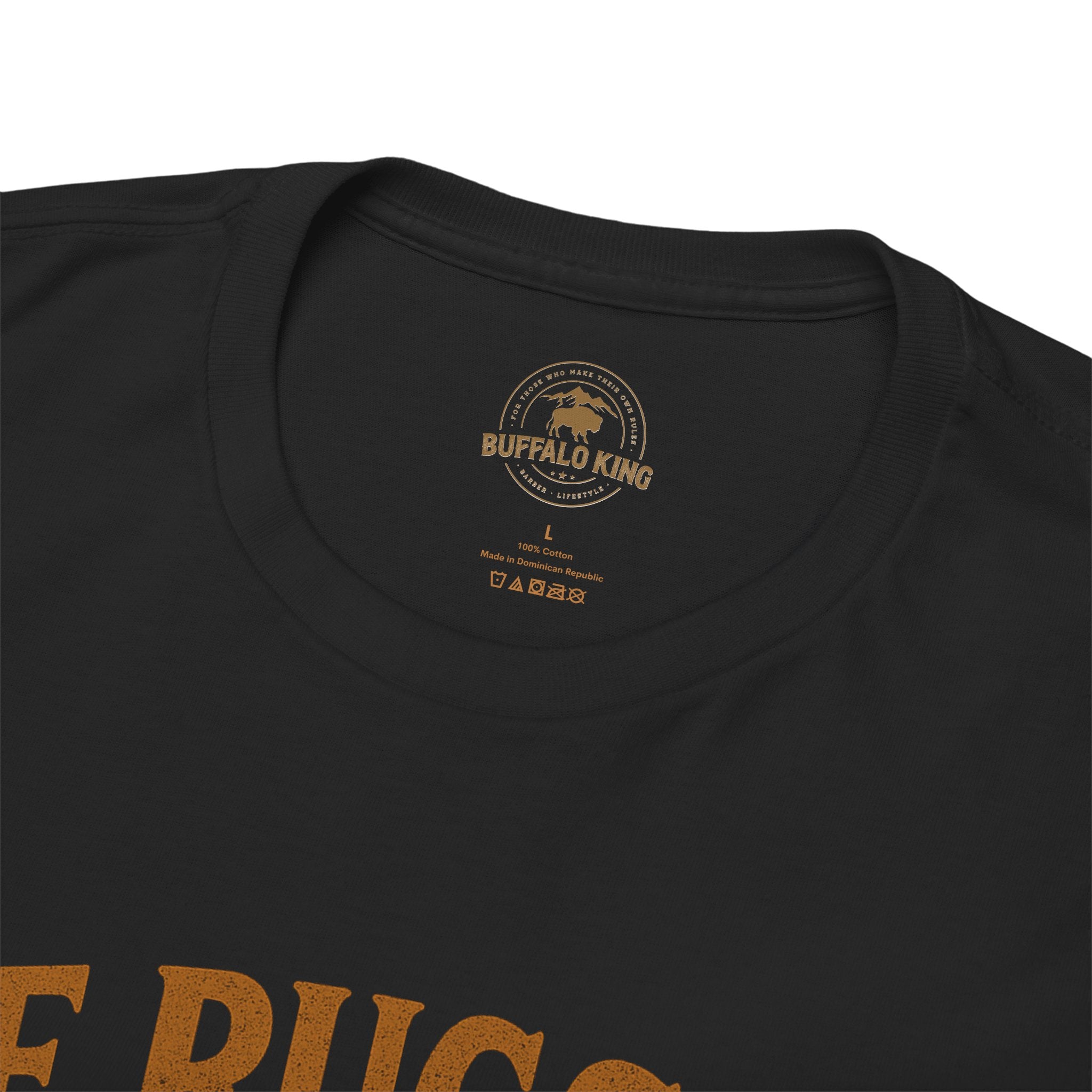 Buffalo King Be Rugged Heavy Cotton Tee - Outdoor Adventure Shirt